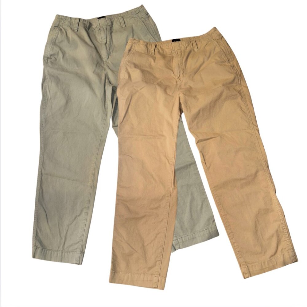 SET Gap Women’s High Rise Ankle Straight Leg Pants Size 10 Costco